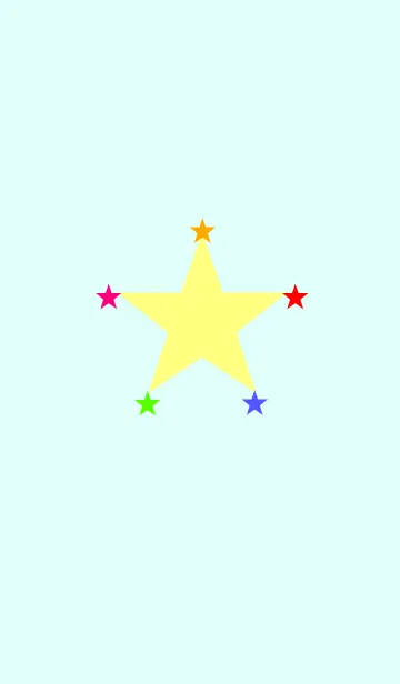 [LINE着せ替え] パステル星の画像1