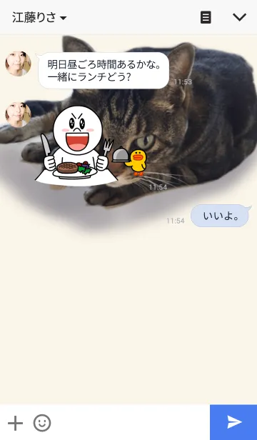 [LINE着せ替え] うちのねこ。の画像3
