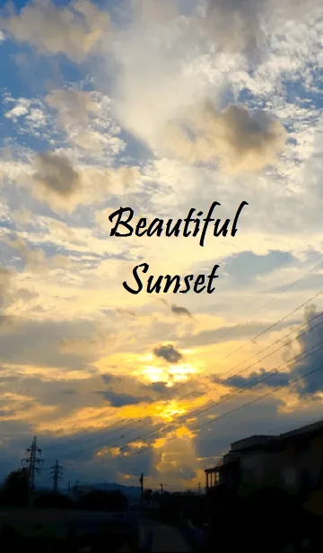 [LINE着せ替え] The Beautiful Sunsetの画像1