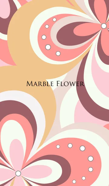 [LINE着せ替え] Marble flowerの画像1