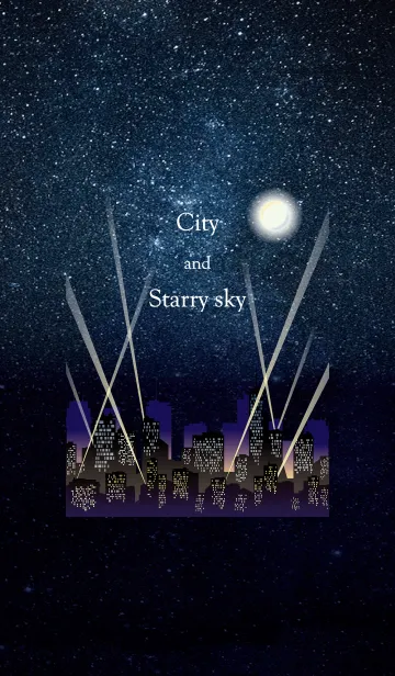 [LINE着せ替え] City and Starry skyの画像1