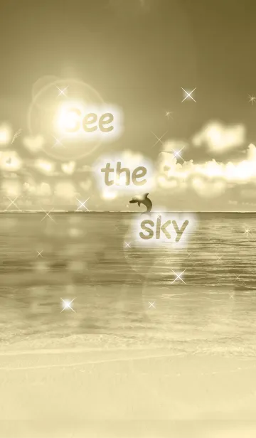 [LINE着せ替え] See the sky！(セピア調)の画像1