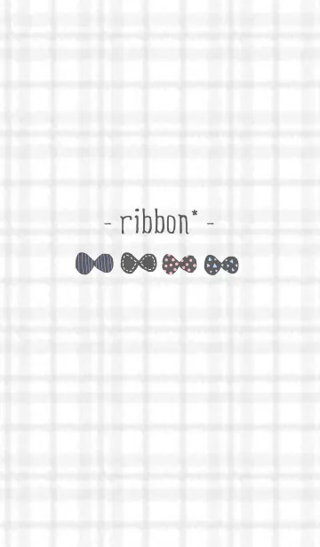 [LINE着せ替え] - ribbon*2 -の画像1