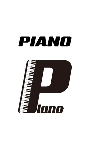 [LINE着せ替え] PIANO -monotone-の画像1