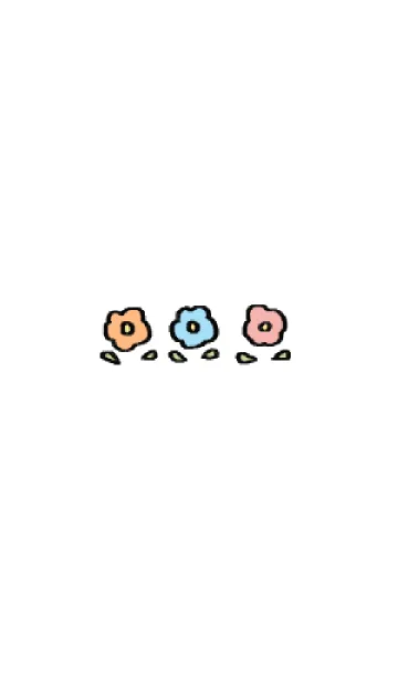 いろとりどりのはなの着せ替えメイン画像