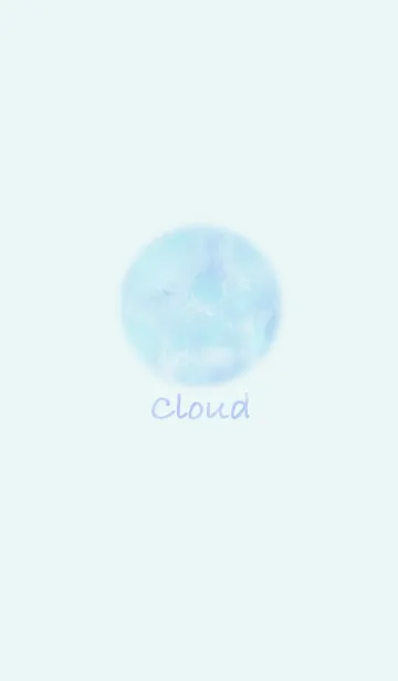 [LINE着せ替え] Cloud -Watercolor-の画像1