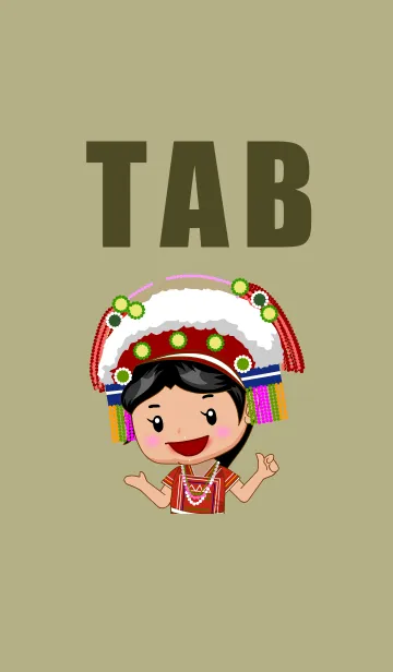 [LINE着せ替え] Taiwan's aborigines beautifulの画像1