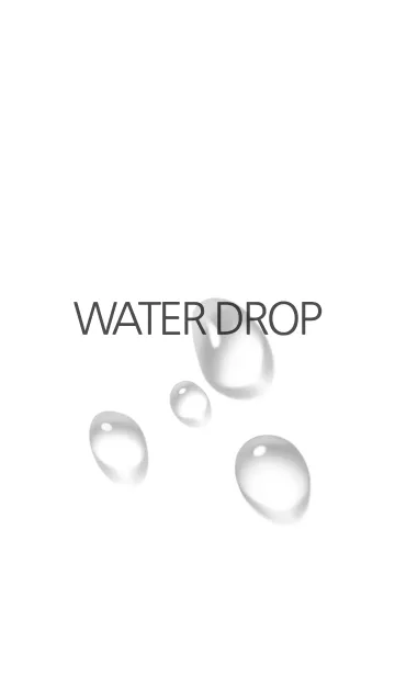 [LINE着せ替え] simple water dropの画像1