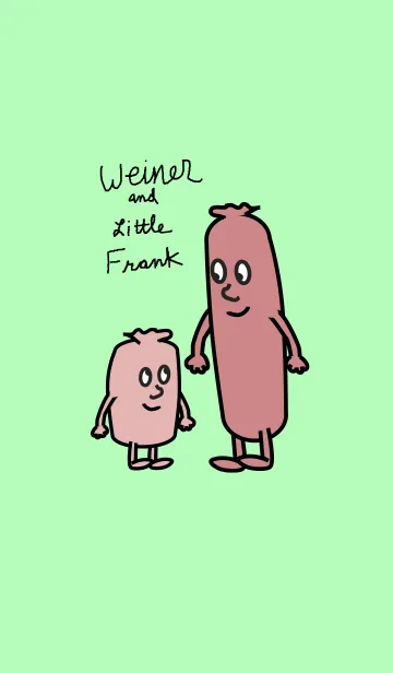 [LINE着せ替え] ウェイナーとリトルカクテルの画像1