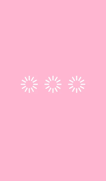 [LINE着せ替え] ピンクに白花の画像1