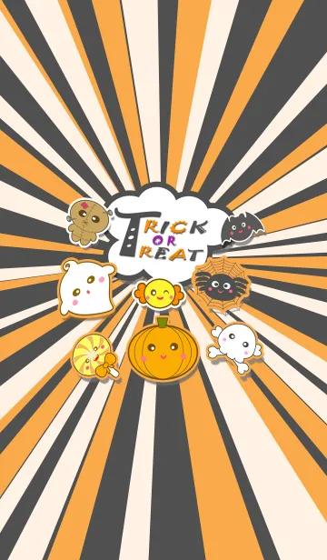 Trick or treat HalloweenのLINE着せ替え