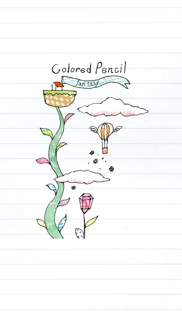 [LINE着せ替え] Colored pencil fantasyの画像1