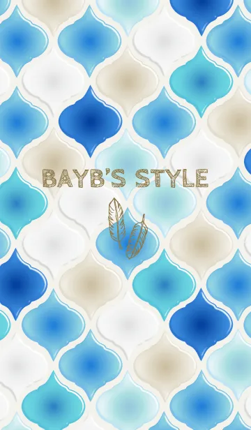 [LINE着せ替え] BAYB'S STYLE 〜コラベルターコイズ〜の画像1