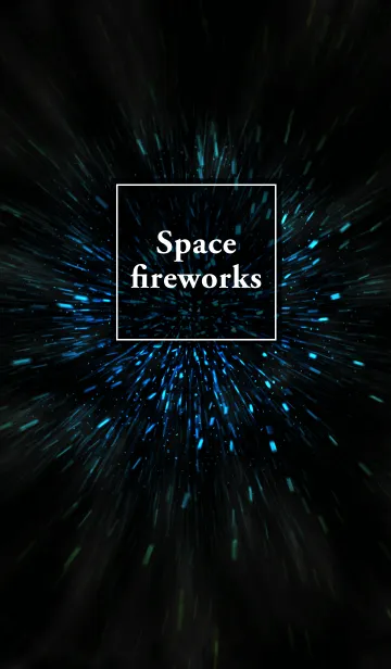 [LINE着せ替え] Space fireworksの画像1