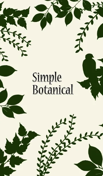 [LINE着せ替え] Simple botanical ~シンプルボタニカル~の画像1