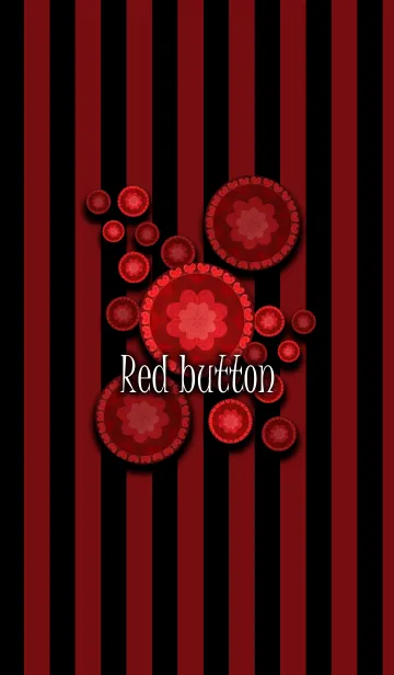 [LINE着せ替え] レッドボタンの画像1