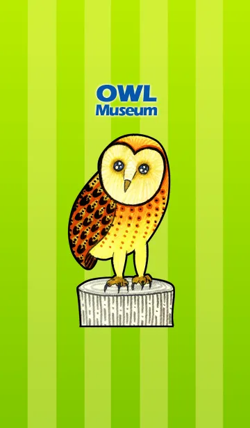 [LINE着せ替え] OWL Museum 1 - Barn Owlの画像1