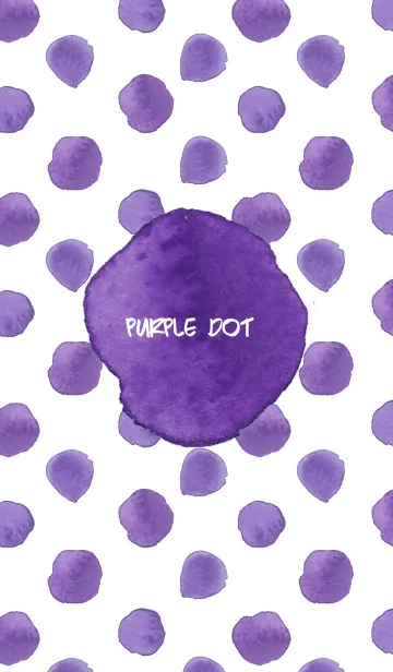 [LINE着せ替え] purple dotの画像1