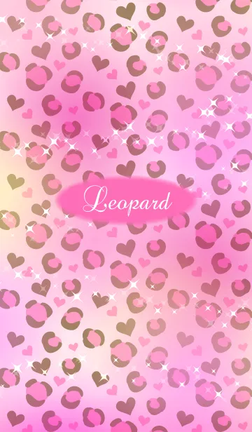 [LINE着せ替え] Leopard -pinkの画像1