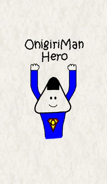 [LINE着せ替え] オニギリマンヒーローの画像1