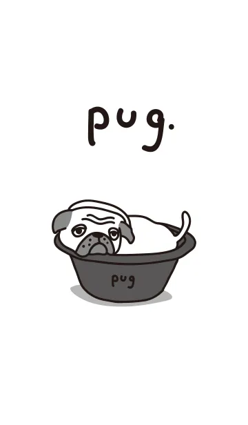 [LINE着せ替え] Mr.Pug , Stop naggingの画像1
