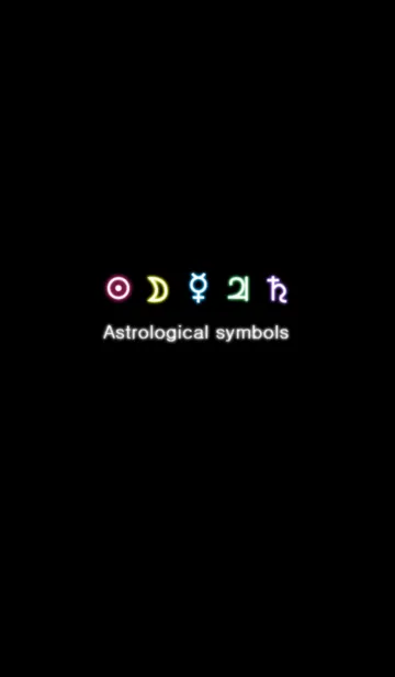 [LINE着せ替え] Astrological symbols Ver.Bの画像1