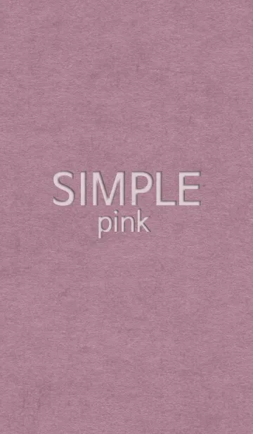 [LINE着せ替え] simple_pinkの画像1