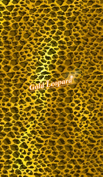 [LINE着せ替え] ゴールド レオパード タイプの画像1