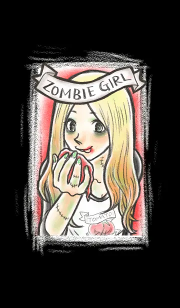 [LINE着せ替え] Tomato zombie girlの画像1