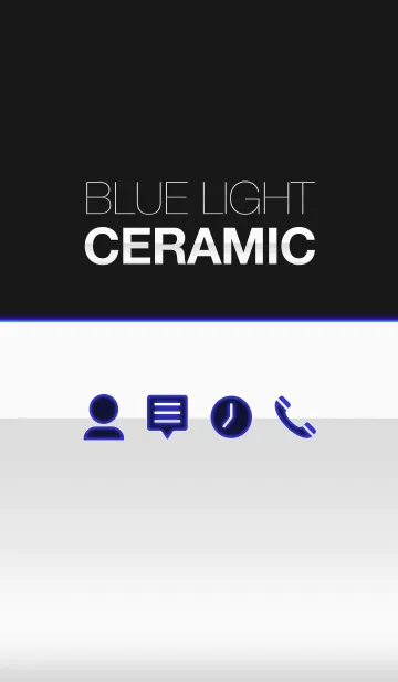 [LINE着せ替え] BLUE LIGHT CERAMICの画像1