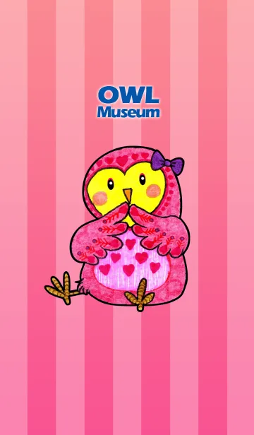 OWL Museum 3 - Love OwlのLINE着せ替え