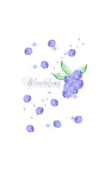 [LINE着せ替え] Sweet Blueberryの画像1