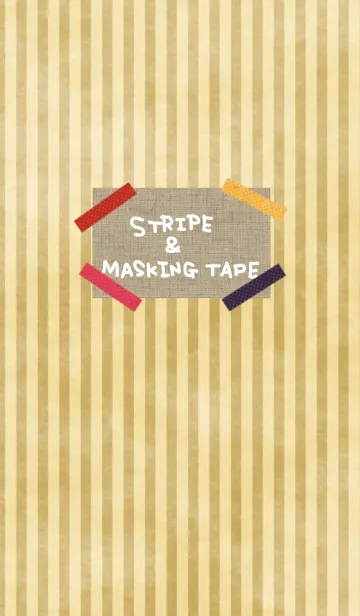 [LINE着せ替え] STRIPE ＆ MASKING TAPEの画像1
