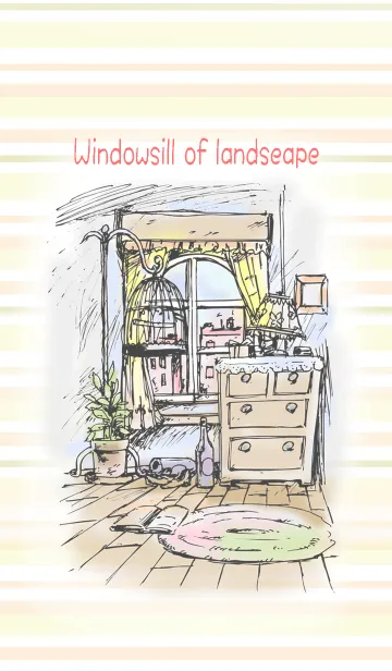 [LINE着せ替え] 窓辺の風景の画像1