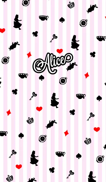 [LINE着せ替え] アリス～不思議の国～patternの画像1