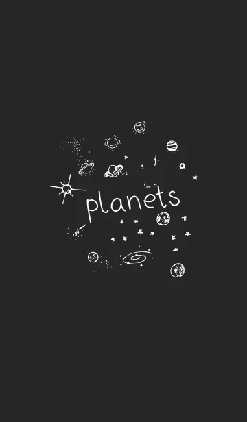 星空での惑星の着せ替えメイン画像