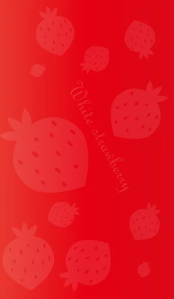 [LINE着せ替え] White strawberryの画像1