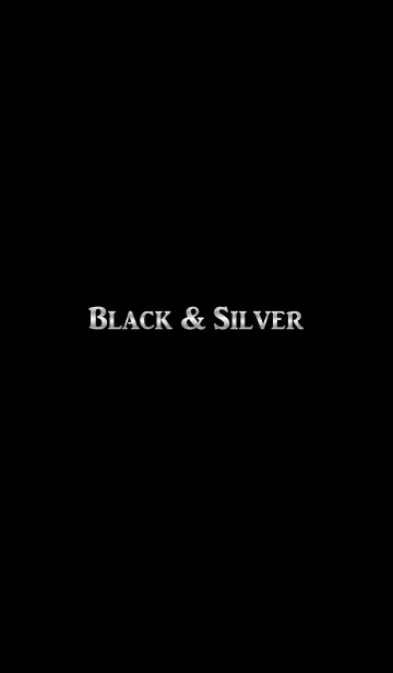 [LINE着せ替え] Black ＆ Silverの画像1