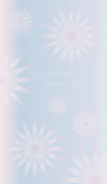 [LINE着せ替え] The world of flower colorの画像1