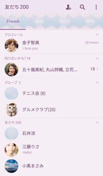 [LINE着せ替え] The world of flower colorの画像2