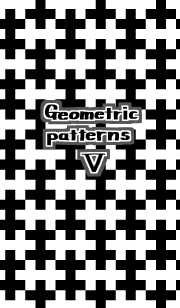 [LINE着せ替え] Geometric patterns Ⅴの画像1