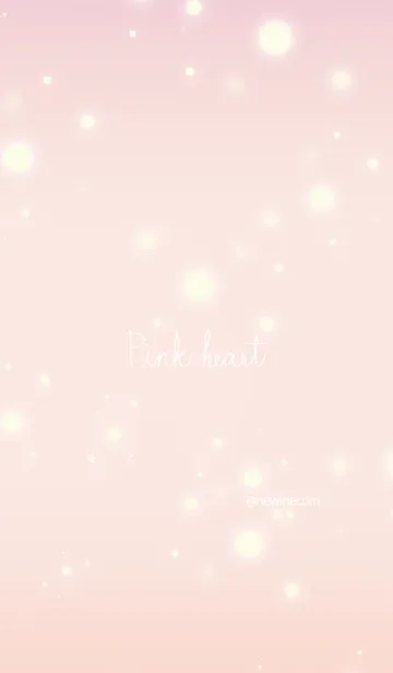 [LINE着せ替え] シンプルピンクハートの画像1