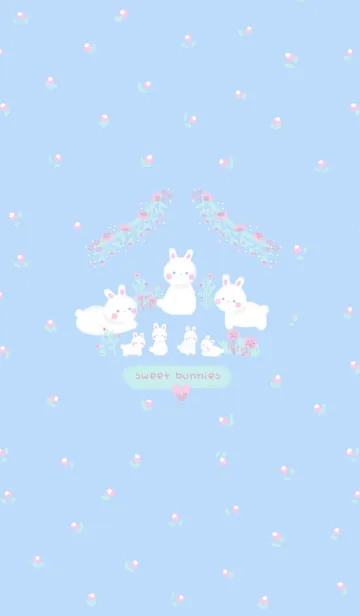 [LINE着せ替え] sweet bunniesの画像1