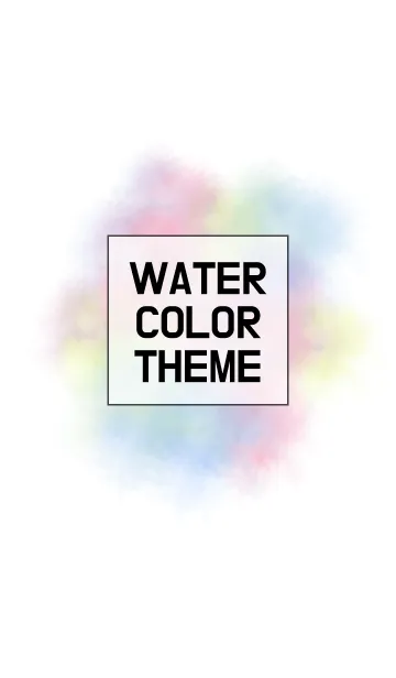 [LINE着せ替え] WaterColor Simpleの画像1