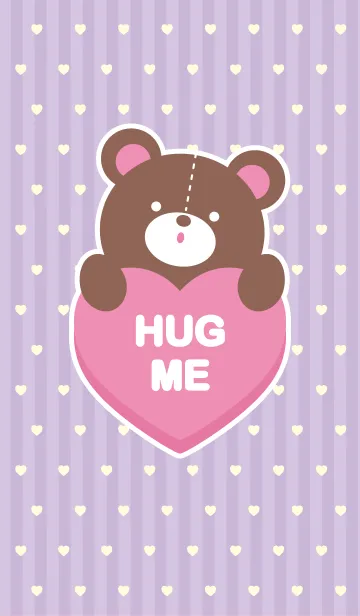 [LINE着せ替え] HUG ME BEARの画像1