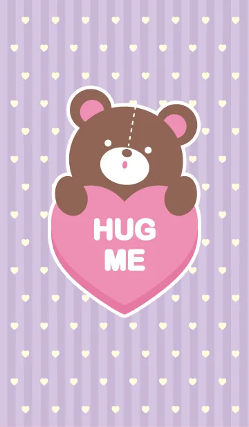 HUG ME BEARのLINE着せ替え