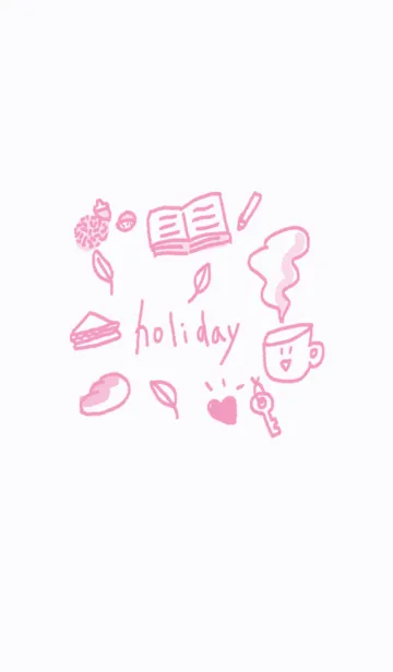 [LINE着せ替え] ホリデー♪の画像1