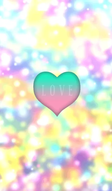 [LINE着せ替え] ぷっくり♥ハートの画像1