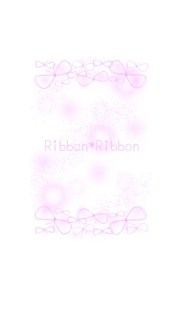 [LINE着せ替え] Pink*Ribbon*Ribbonの画像1