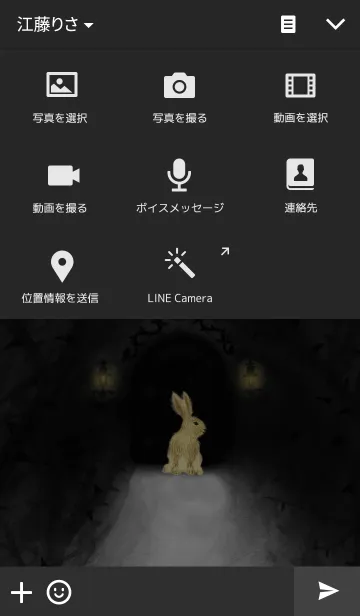 [LINE着せ替え] secret rabbitの画像4